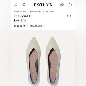 Brand New Rothy’s The Pointe II - size 10